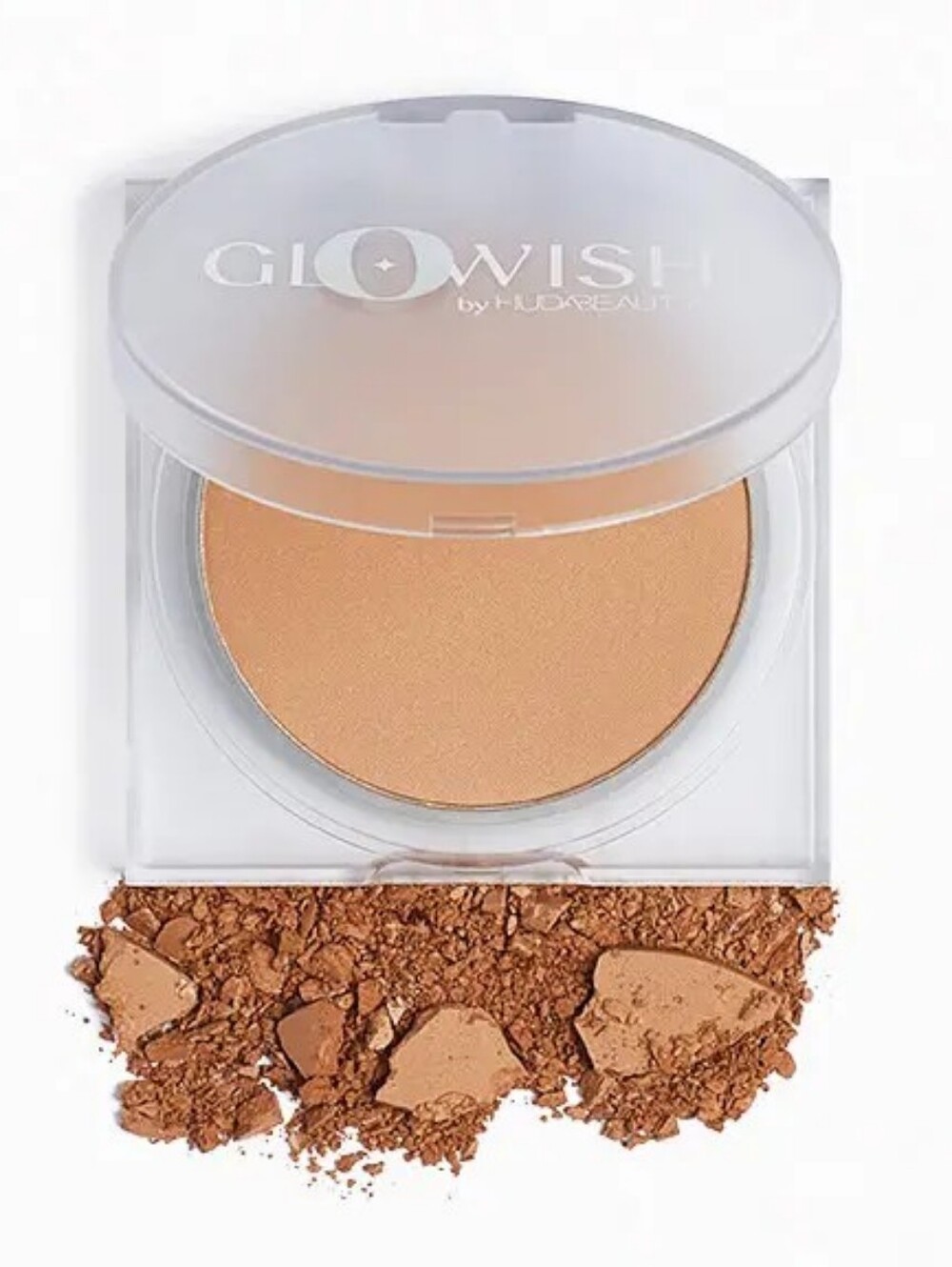 Huda Beauty GLOWISH Luminous Pressed Powder in 04 Light Medium